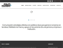 Tablet Screenshot of politihansen.com
